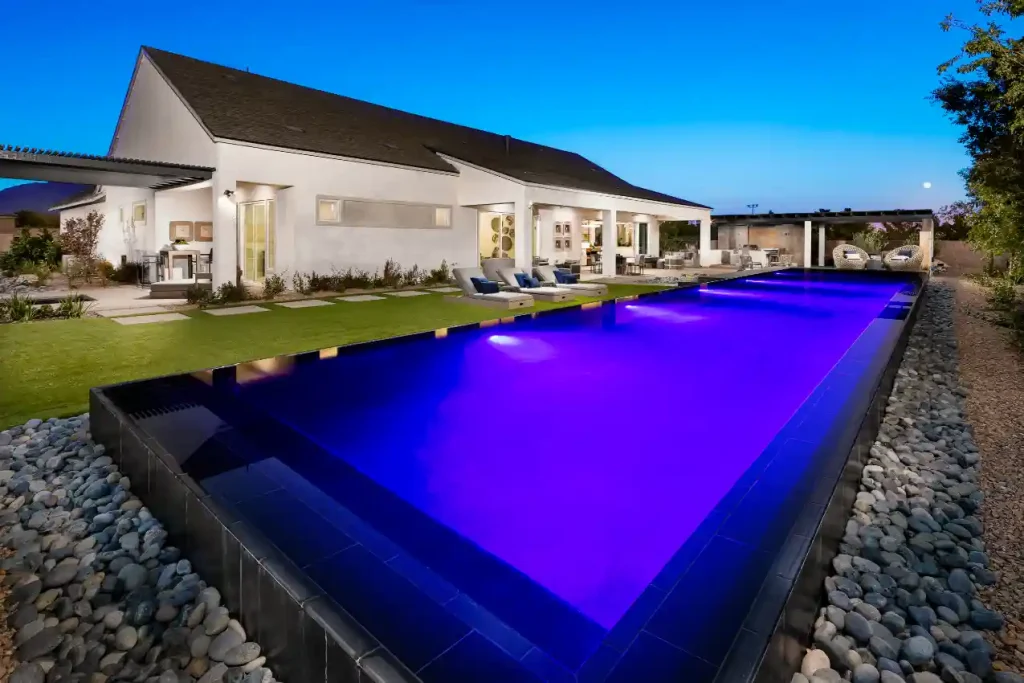 Custom pool by Edgewater Custom Pools &ndash; Lusitano Stratford Modern Costal
