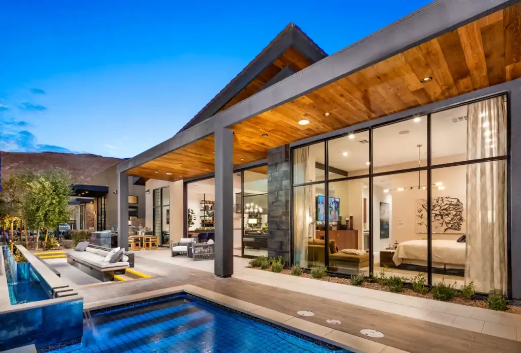 Custom pool by Edgewater Custom Pools &ndash; Peak Cascade Modern