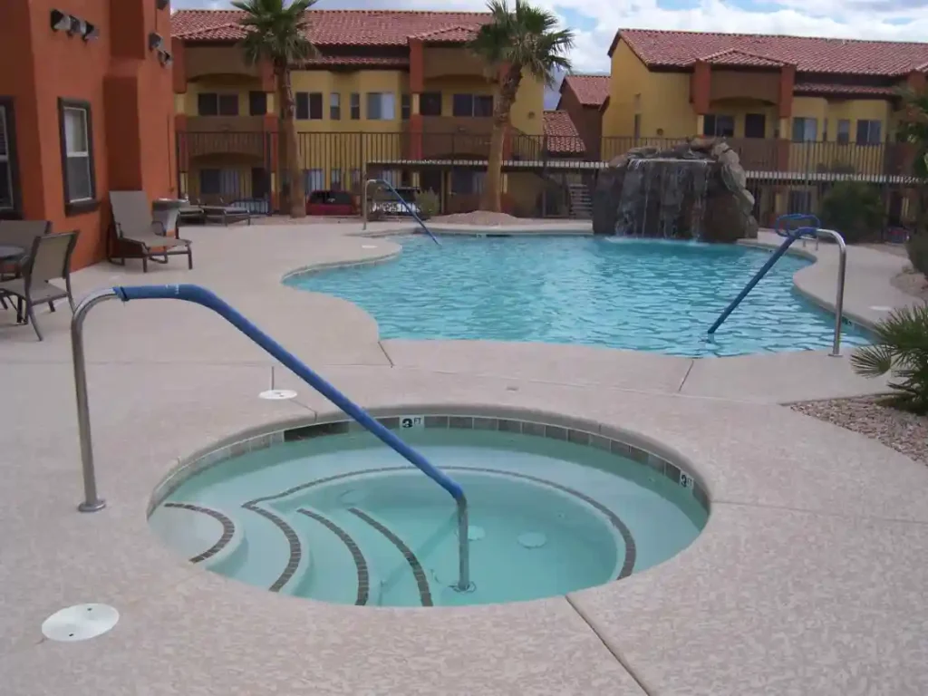 Commercial pool by Edgewater Custom Pools
