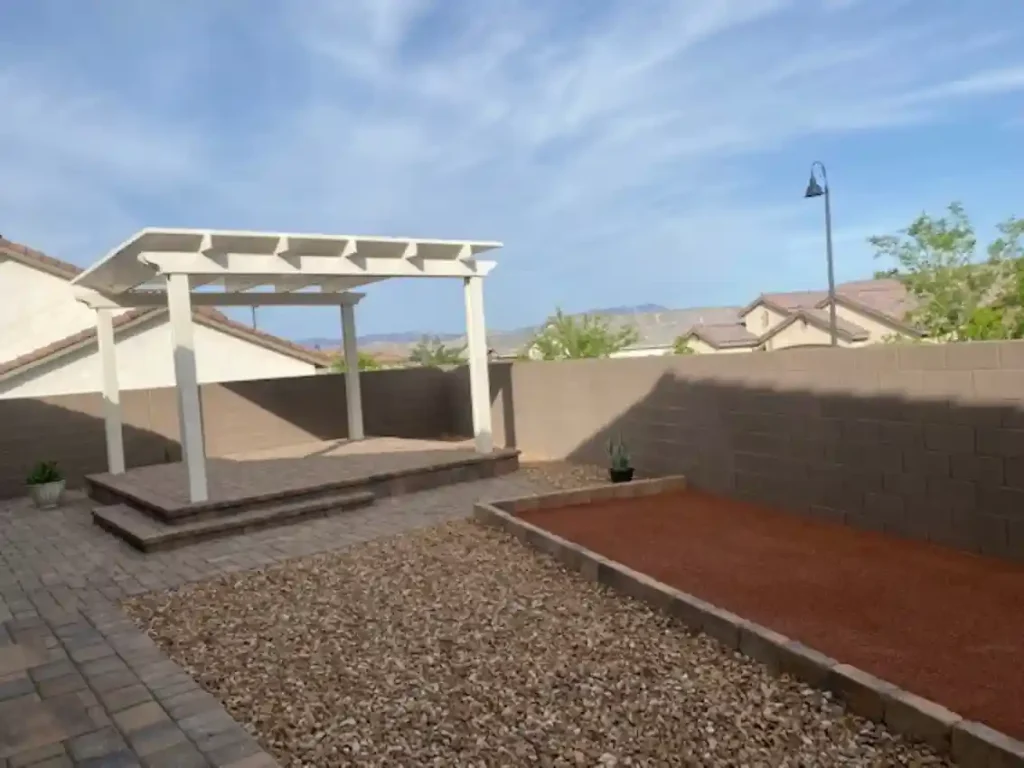 Patio and outdoor living by Edgewater Custom Pools – Mallinger Landscaping Patio Cover
