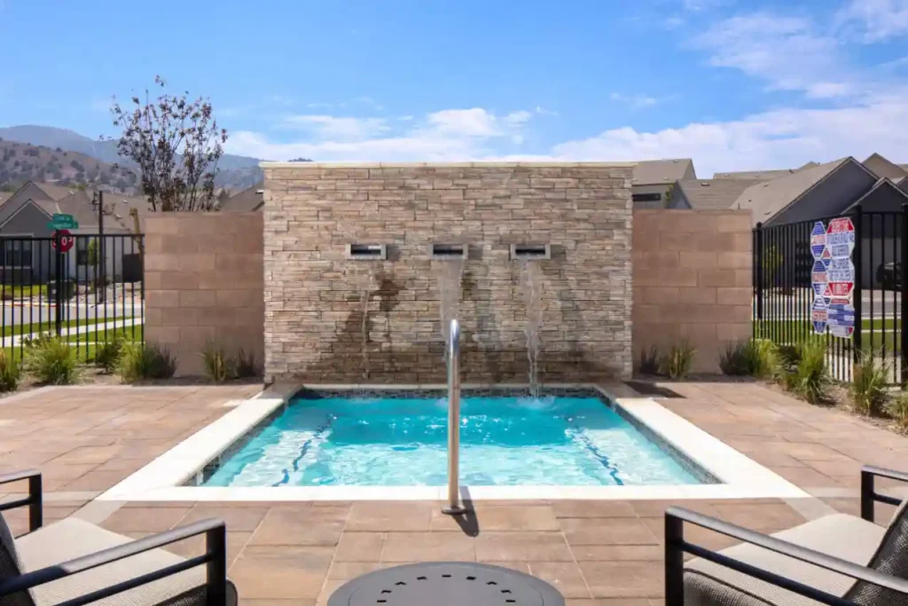 Commercial pool by Edgewater Custom Pools &ndash; Ridgeline Clubhouse