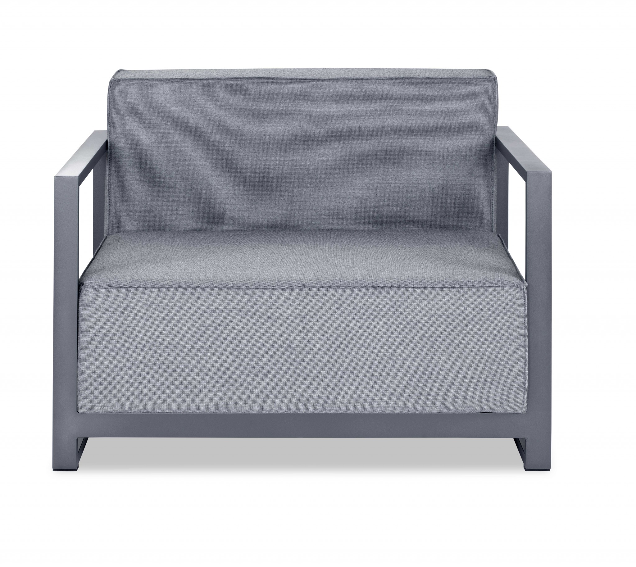 39" Gray Arm Chair - Image 2