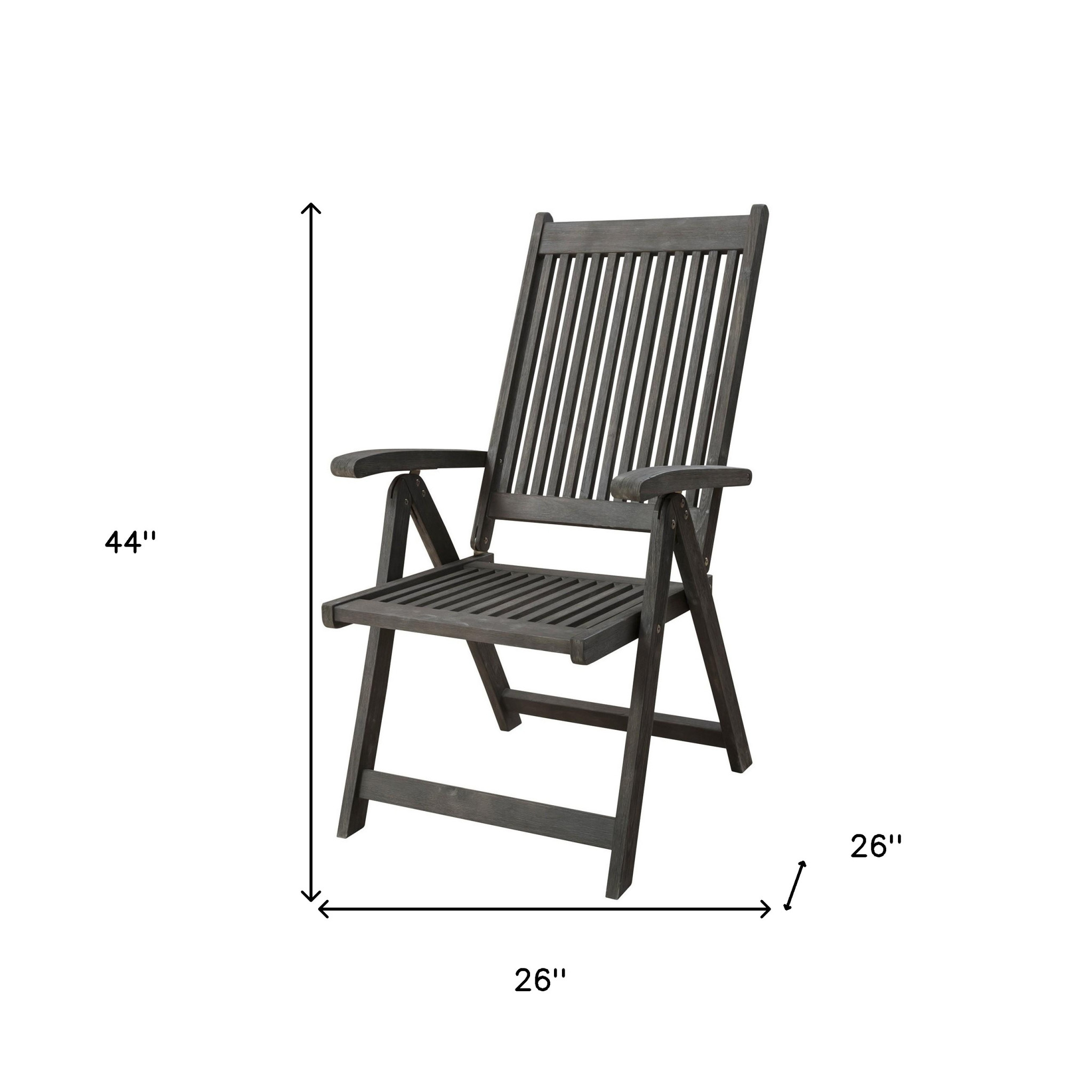 Distressed Outdoor Reclining Chair - Image 9