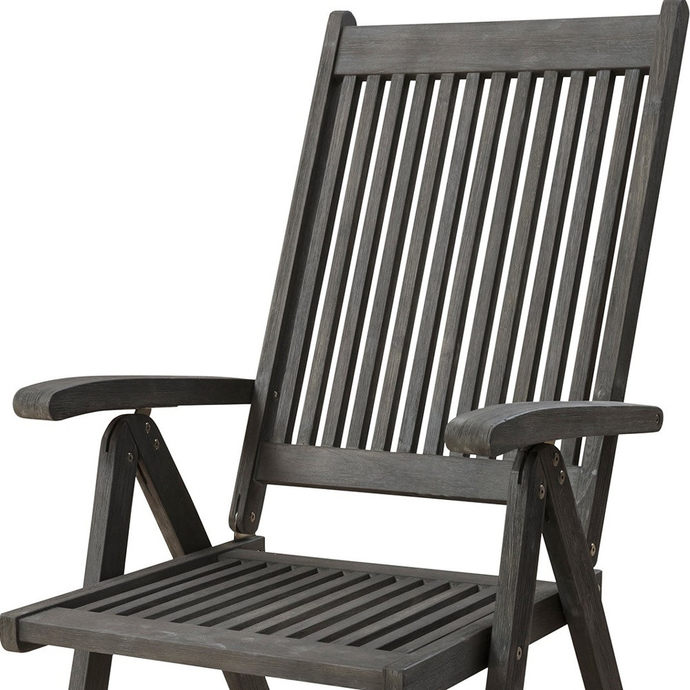 Distressed Outdoor Reclining Chair - Image 7