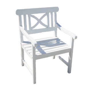 White Garden Armchair