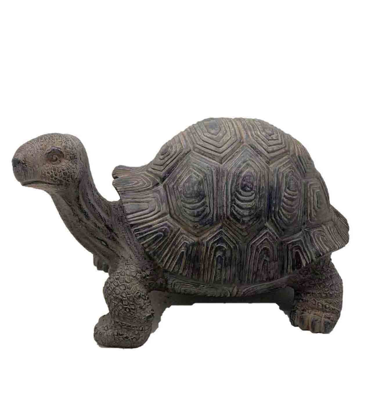 11" Dark Brown Tortoise Indoor Outdoor Statue - Image 3