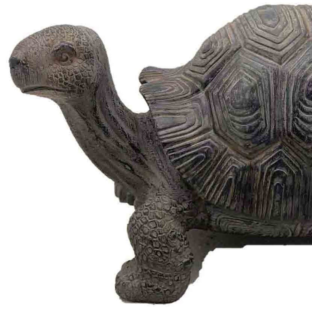 11" Dark Brown Tortoise Indoor Outdoor Statue - Image 4