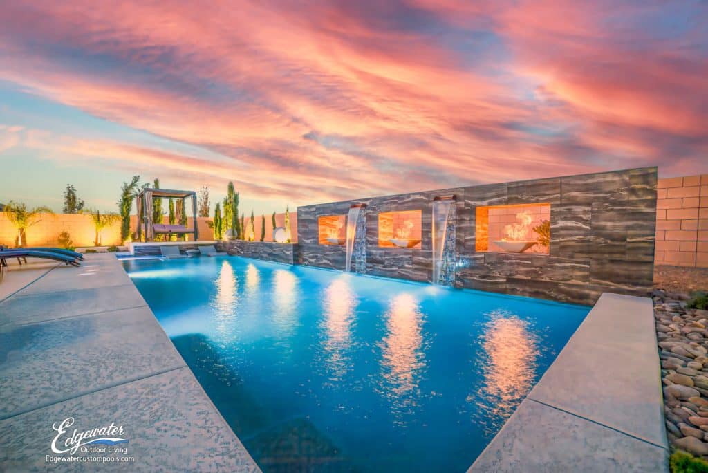 Custom pool by Edgewater Custom Pools – 8830 Monte Cristo Way