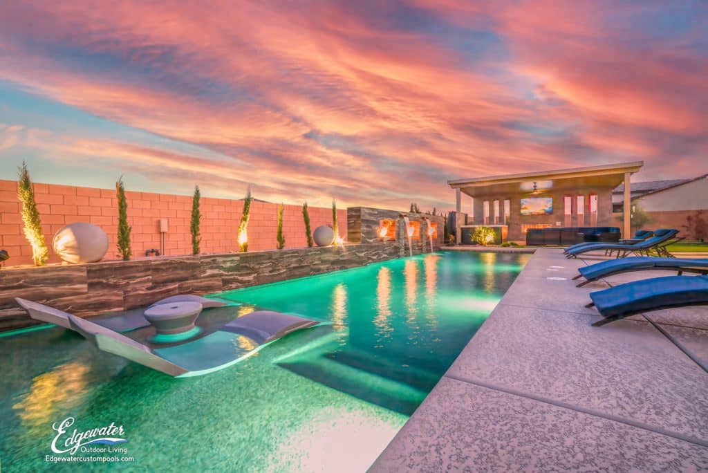 Custom pool by Edgewater Custom Pools &ndash; 8830 Monte Cristo Way