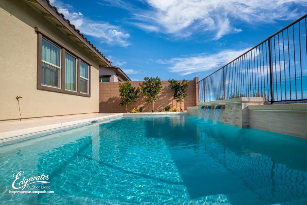 Custom pool by Edgewater Custom Pools – Faro De Marbella Court