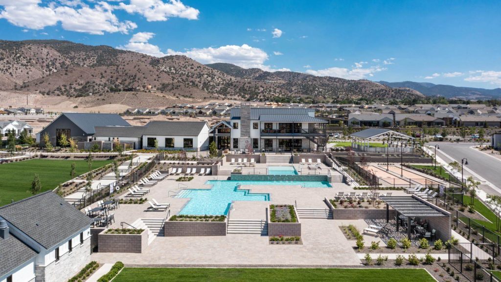 Commercial pool by Edgewater Custom Pools &ndash; Regency Clubhouse