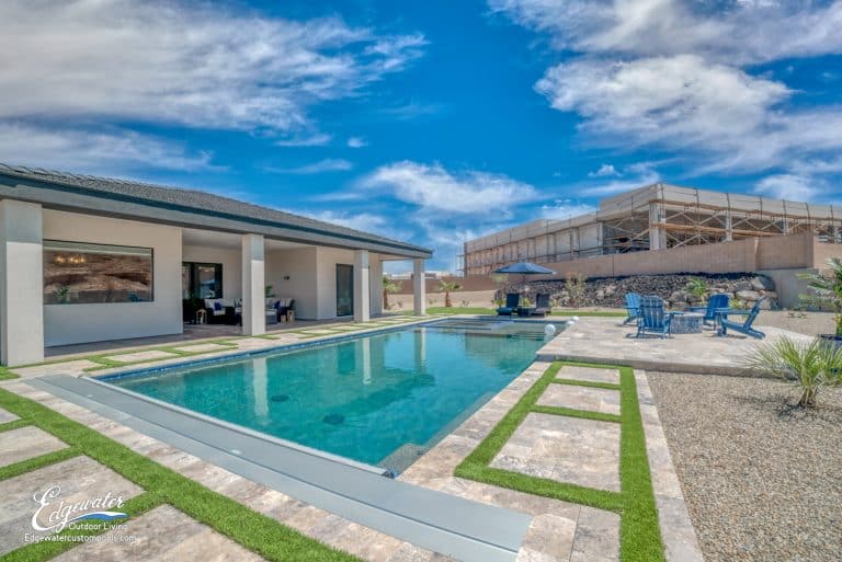 Custom pool by Edgewater Custom Pools – 542 Golden Eagle Way