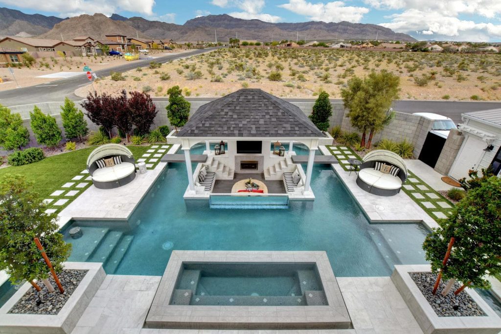 Custom pool by Edgewater Custom Pools &ndash; 10280 W Tropical Pkwy Las Large 045 48 W Tropical47
