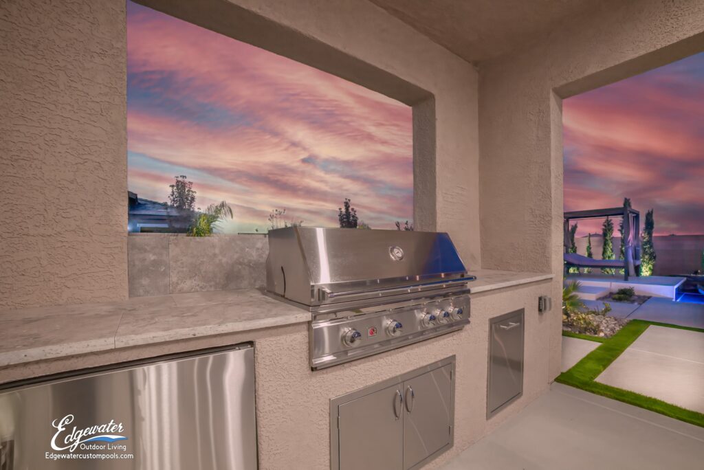 Outdoor living by Edgewater Custom Pools &ndash; 8830 Monte Cristo Way