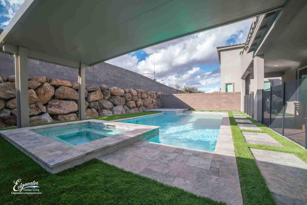 Patio and outdoor living by Edgewater Custom Pools – Chumblr Patio Cover