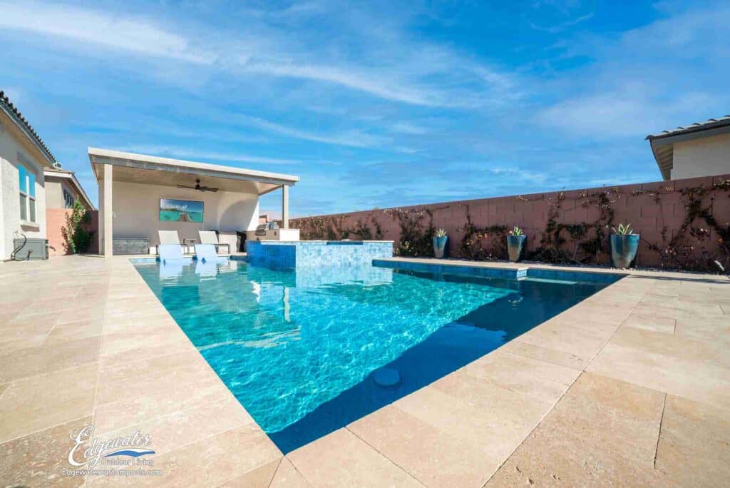 Patio and outdoor living by Edgewater Custom Pools – Csentery Patio Cover