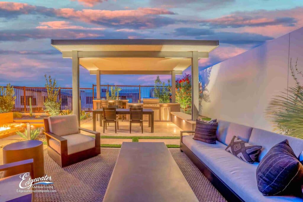 Patio and outdoor living by Edgewater Custom Pools – Ewing Patio