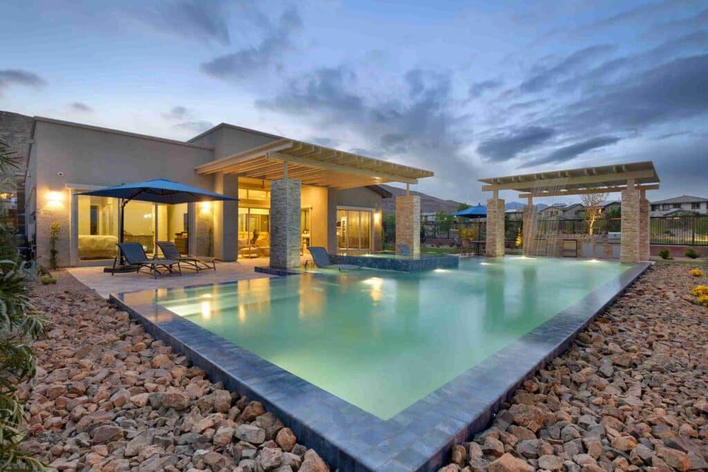 Patio and outdoor living by Edgewater Custom Pools – Howard Patio Cover