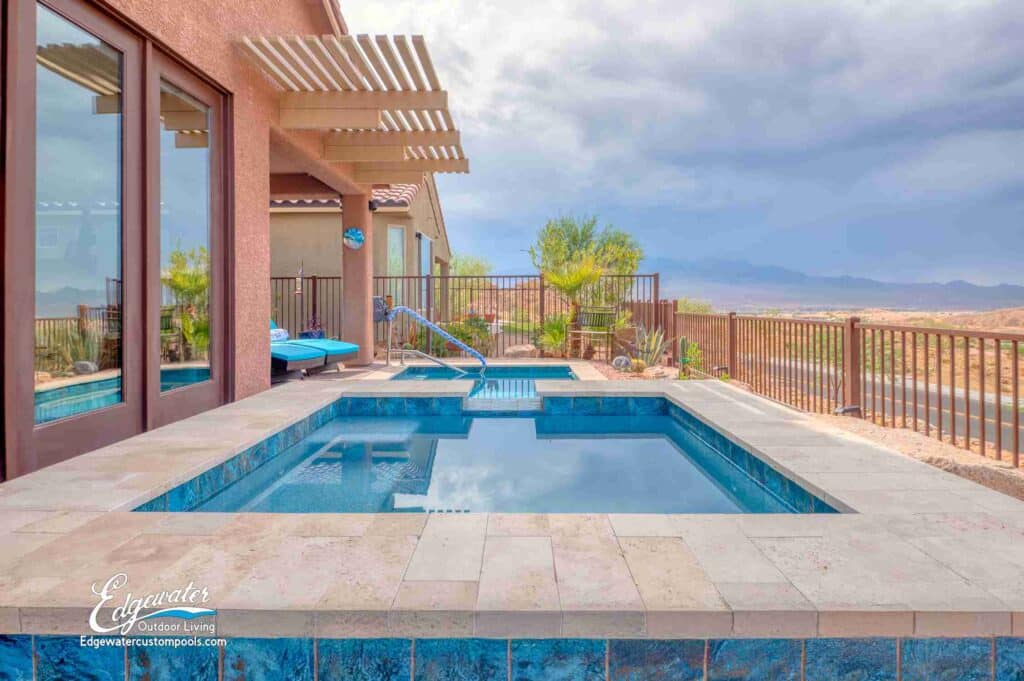 Patio and outdoor living by Edgewater Custom Pools – Armburst Patio Cover