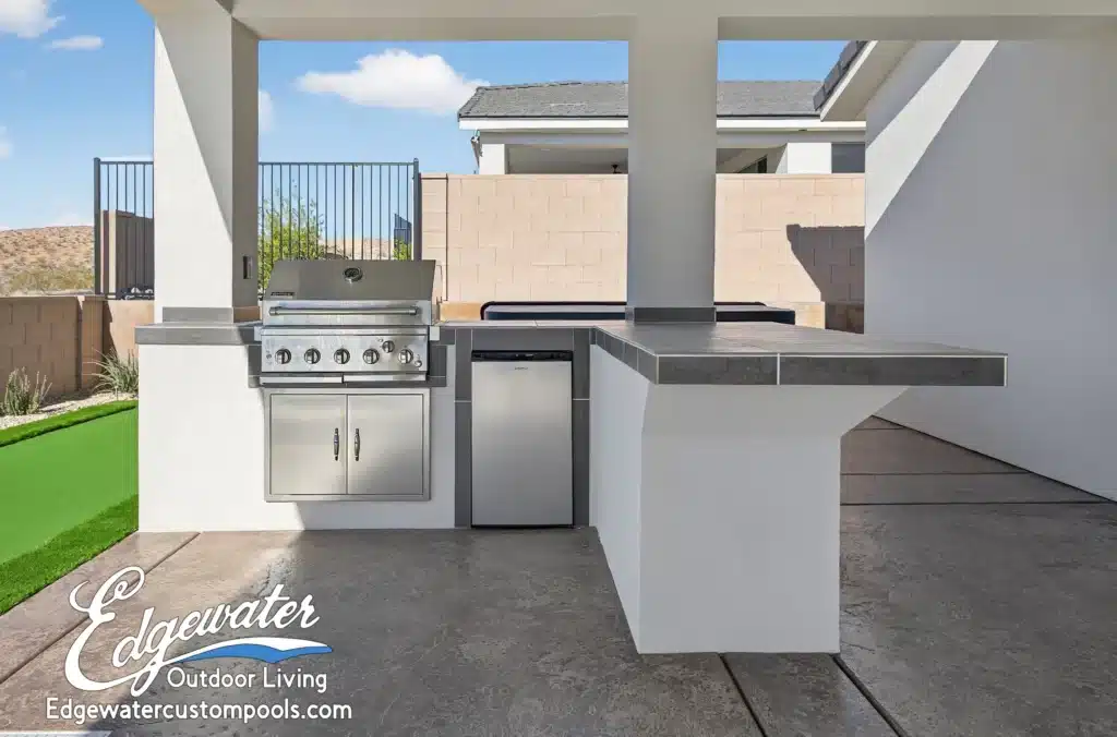 Outdoor living by Edgewater Custom Pools &ndash; 1489 Dustin Don Dr