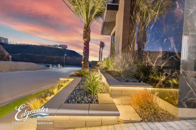 Custom pool by Edgewater Custom Pools – Web Or Mls 498 Overlook Rim Dr Front Yard 11 E1792769237462