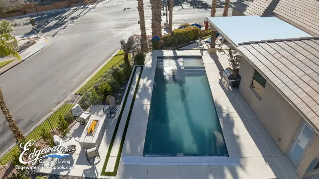Custom pool by Edgewater Custom Pools &ndash; 411 Terraces Ct