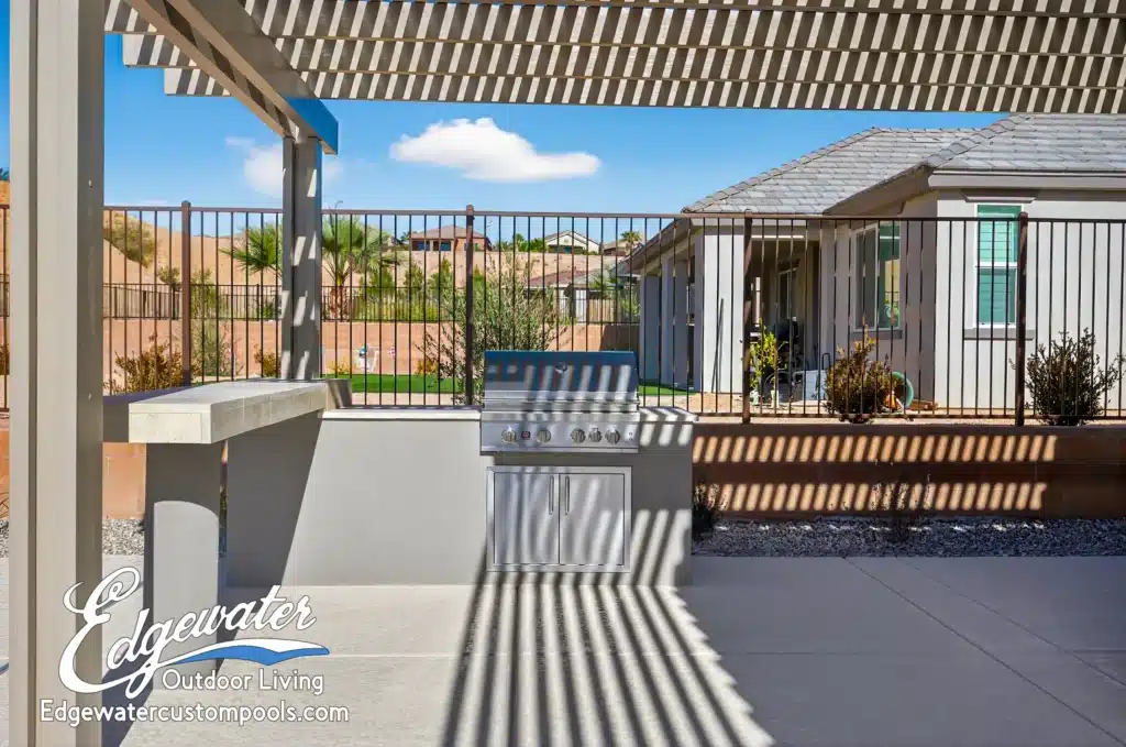 Outdoor living by Edgewater Custom Pools &ndash; 1385 Ivy Lee Crest