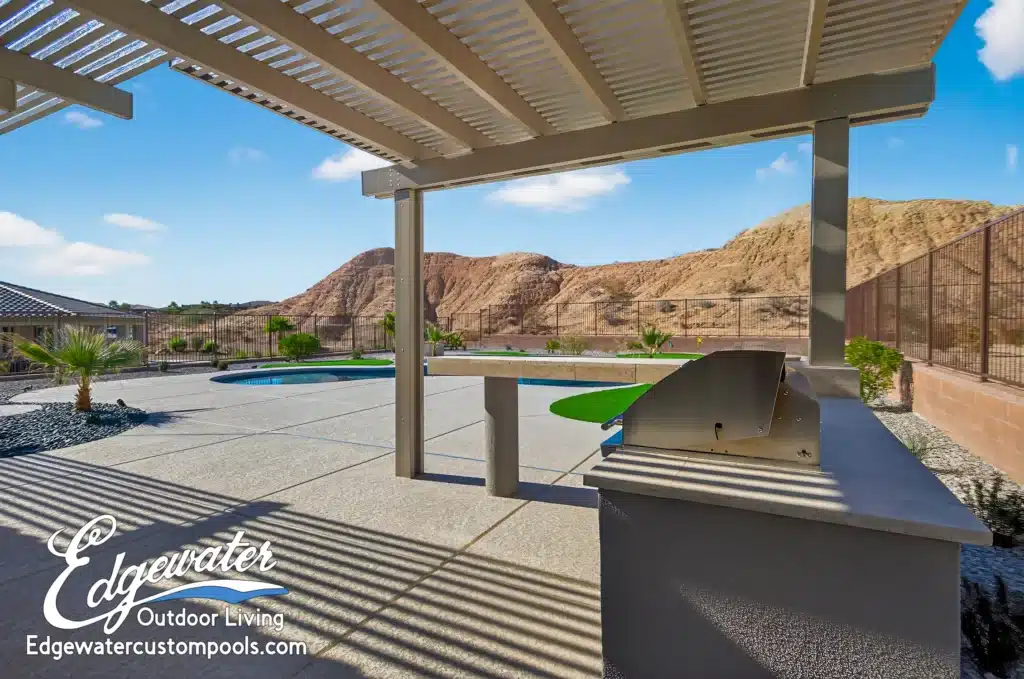 Patio and outdoor living by Edgewater Custom Pools – 1385 Ivy Lee Crest
