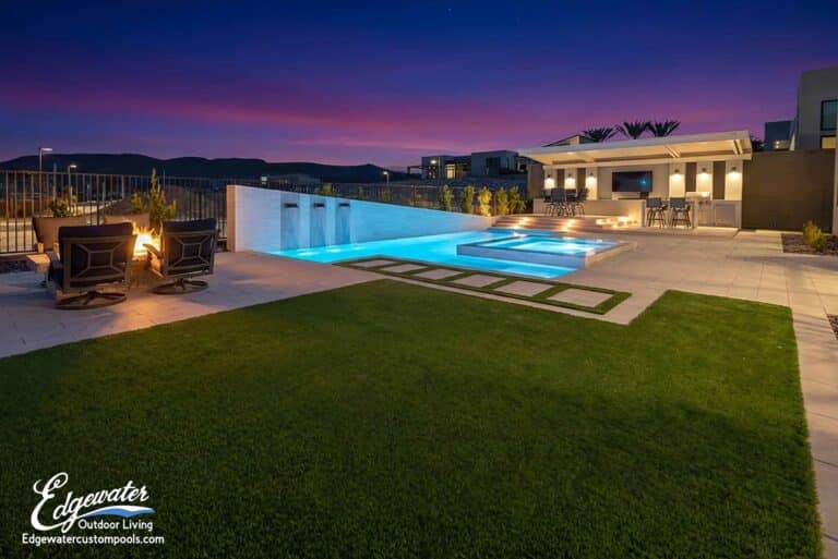 Custom pool by Edgewater Custom Pools – 10935 Rossa Peak Ave