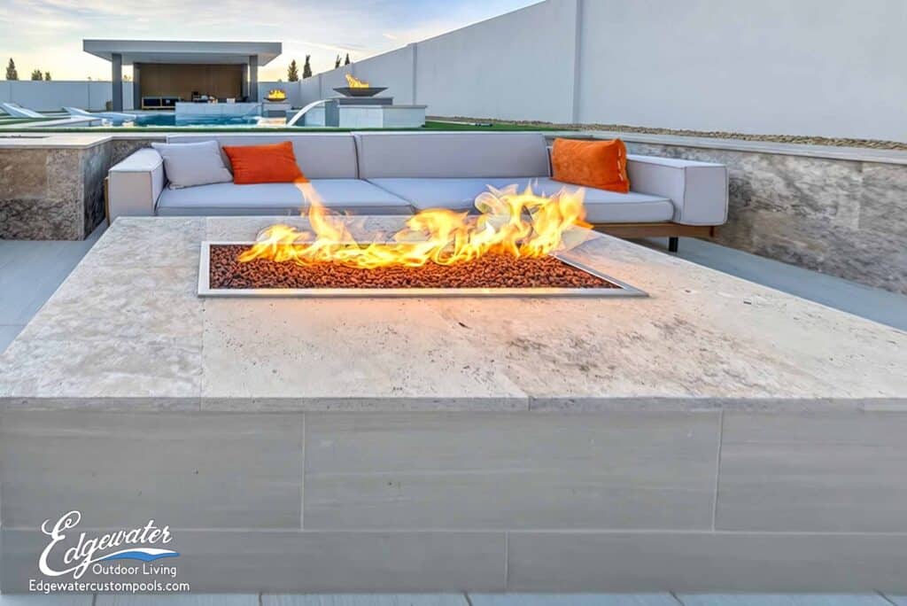 Outdoor living by Edgewater Custom Pools – 8024 Stafford Creek Ct