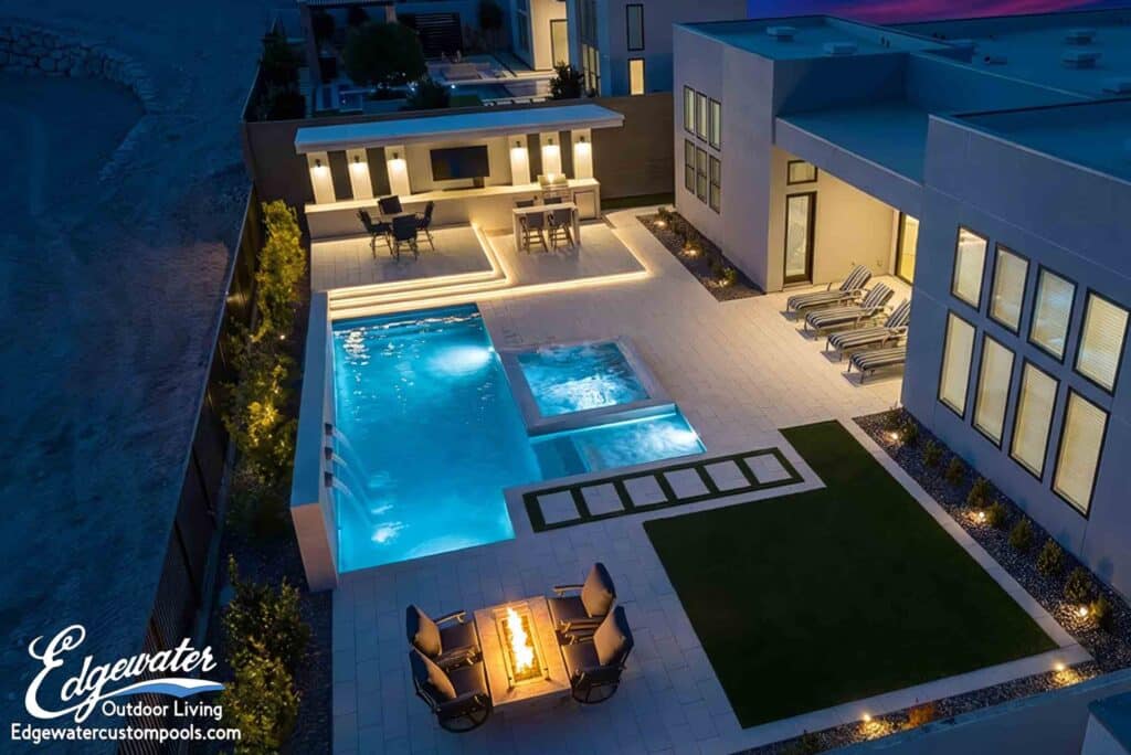 Custom pool by Edgewater Custom Pools &ndash; 10935 Rossa Peak Ave