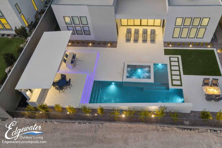 Custom pool by Edgewater Custom Pools – 10935 Rossa Peak Ave