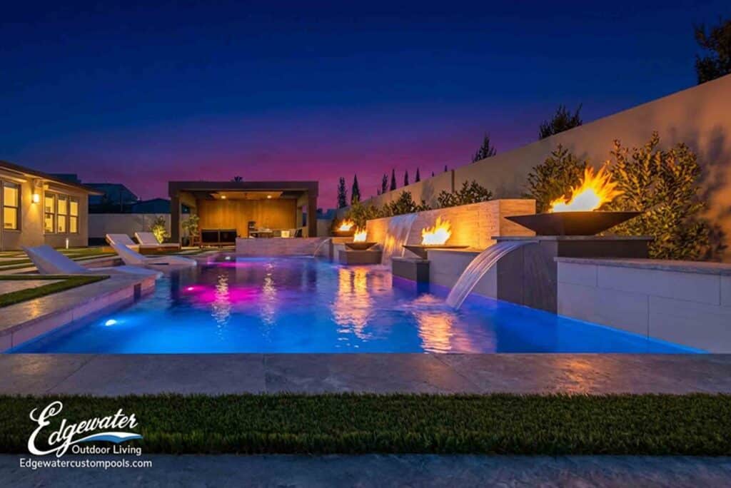 Custom pool by Edgewater Custom Pools – 8024 Stafford Creek Ct