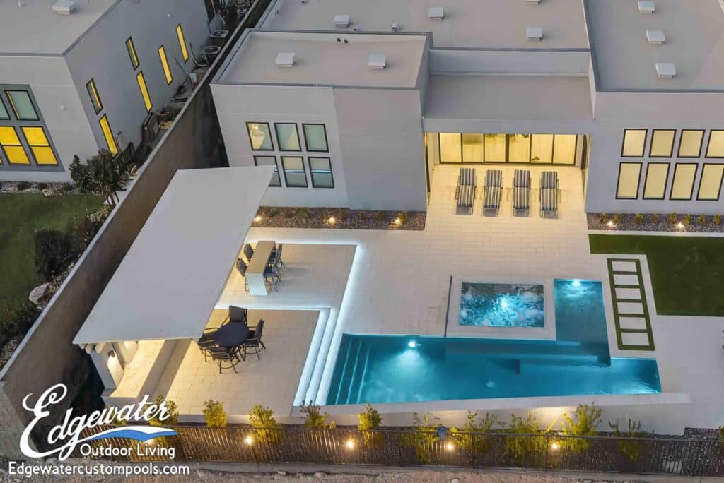 Custom pool by Edgewater Custom Pools &ndash; 10935 Rossa Peak Ave