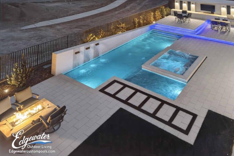 Custom pool by Edgewater Custom Pools – 10935 Rossa Peak Ave