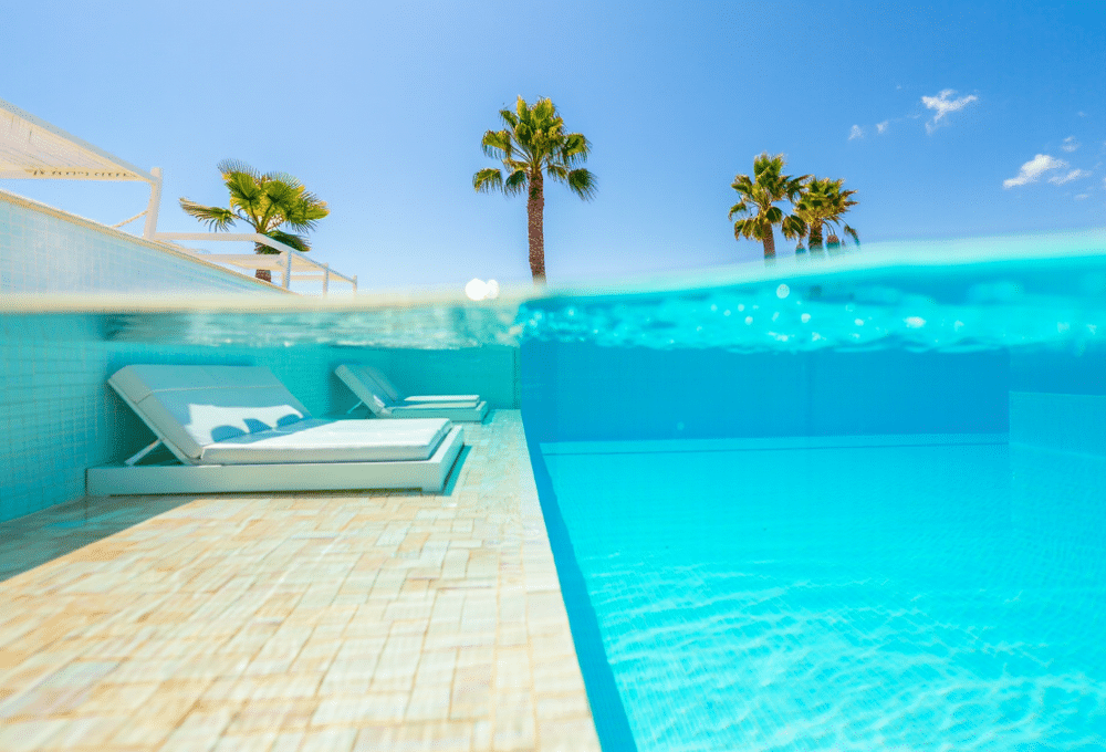 Backyard Pool and Spa Design in Green Valley, NV