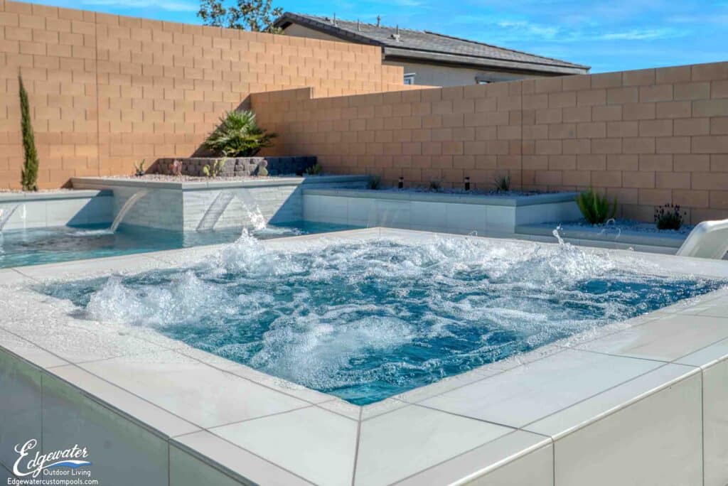 Custom pool by Edgewater Custom Pools – 9984 Fremantle Ave