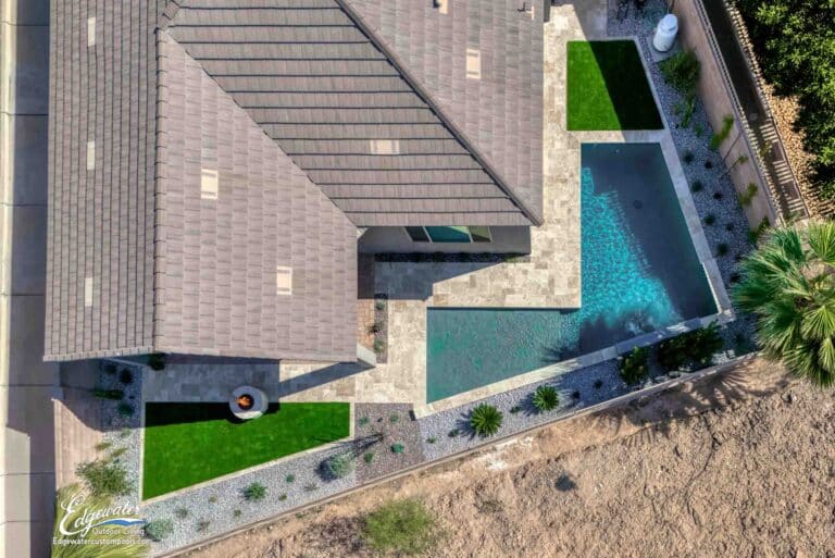 Custom pool by Edgewater Custom Pools – 12 10 Whispering Winds Way