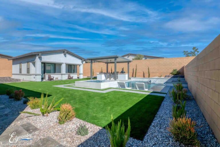 Custom pool by Edgewater Custom Pools – 9984 Fremantle Ave