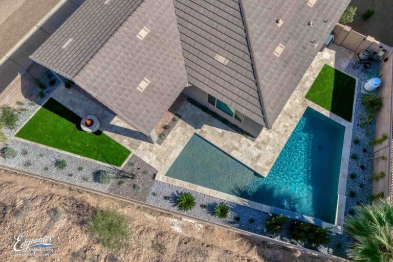 Custom pool by Edgewater Custom Pools – 13 10 Whispering Winds Way