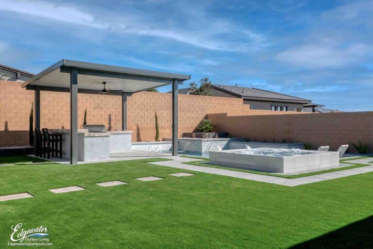 Custom pool by Edgewater Custom Pools – 9984 Fremantle Ave