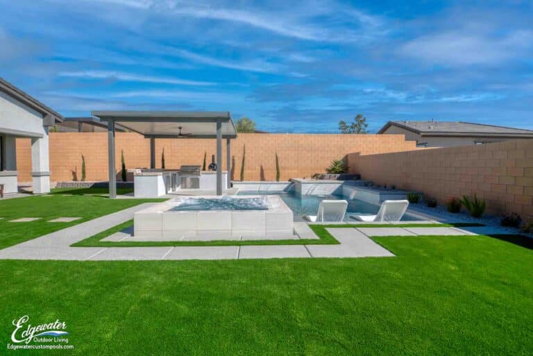 Custom pool by Edgewater Custom Pools – 9984 Fremantle Ave