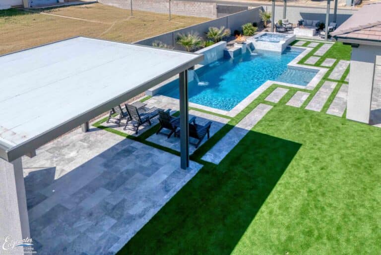 Custom pool by Edgewater Custom Pools – 1501 Quarter Horse Dr