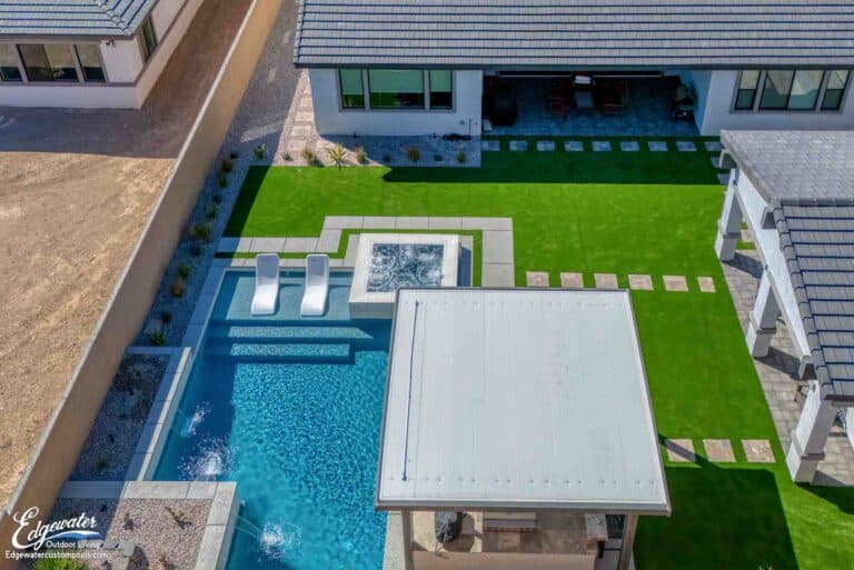 Custom pool by Edgewater Custom Pools – 9984 Fremantle Ave