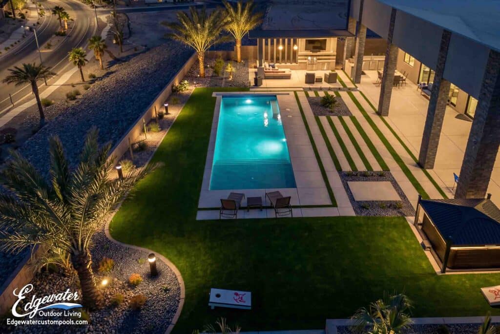 Custom pool by Edgewater Custom Pools &ndash; 506 Falcon Lane 101