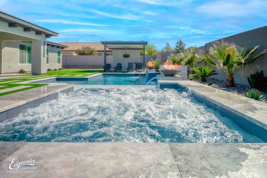 Custom pool by Edgewater Custom Pools &ndash; 1501 Quarter Horse Dr