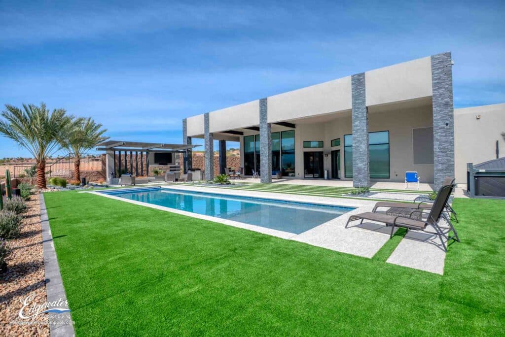 Custom pool by Edgewater Custom Pools &ndash; 506 Falcon Lane