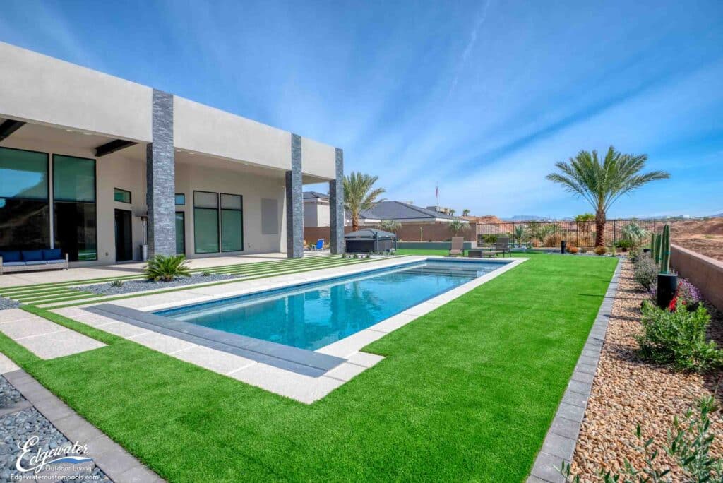 Custom pool by Edgewater Custom Pools – 506 Falcon Lane