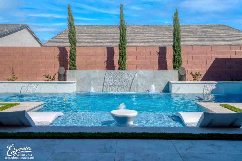 Custom pool by Edgewater Custom Pools – 5714 Gilded Horizon Ave