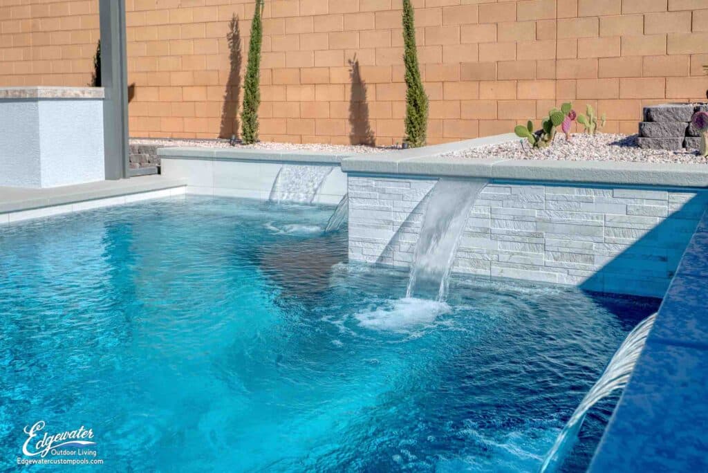Custom pool by Edgewater Custom Pools – 9984 Fremantle Ave